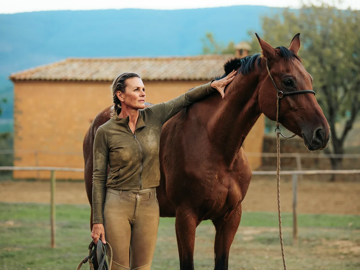 Cours d'équitation à La Valla-en-Gier, Loire