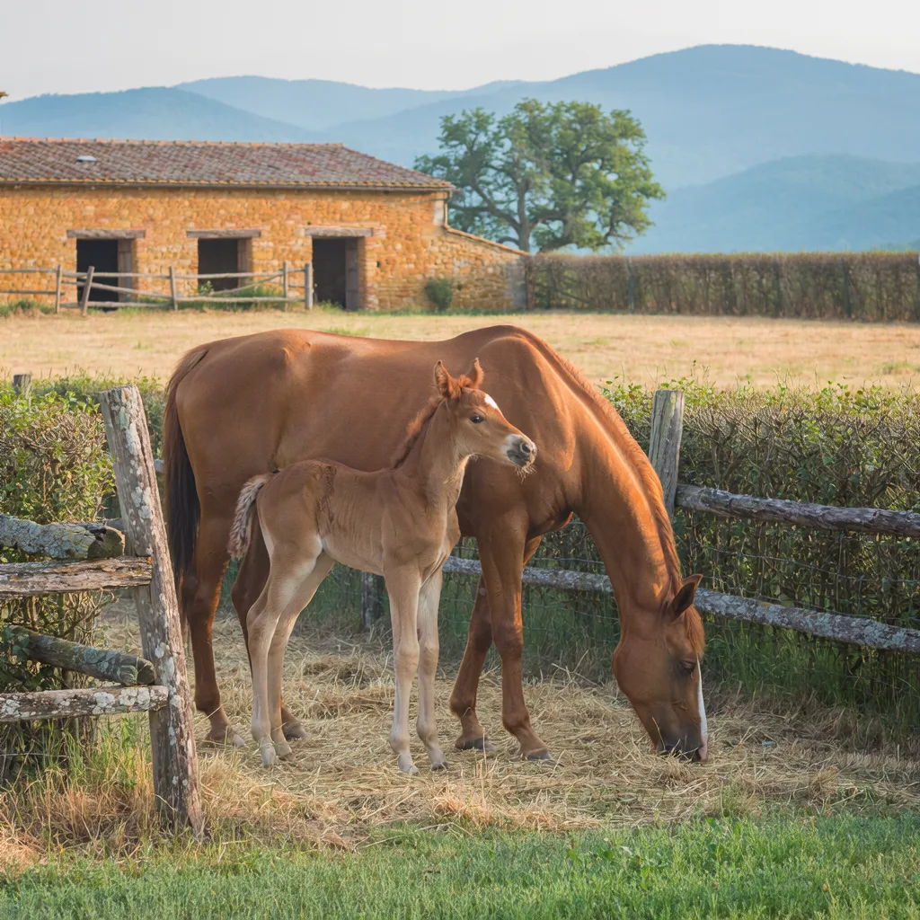 Élevage de chevaux, Le P'Ti Ranch, La Valla-en-Gier
