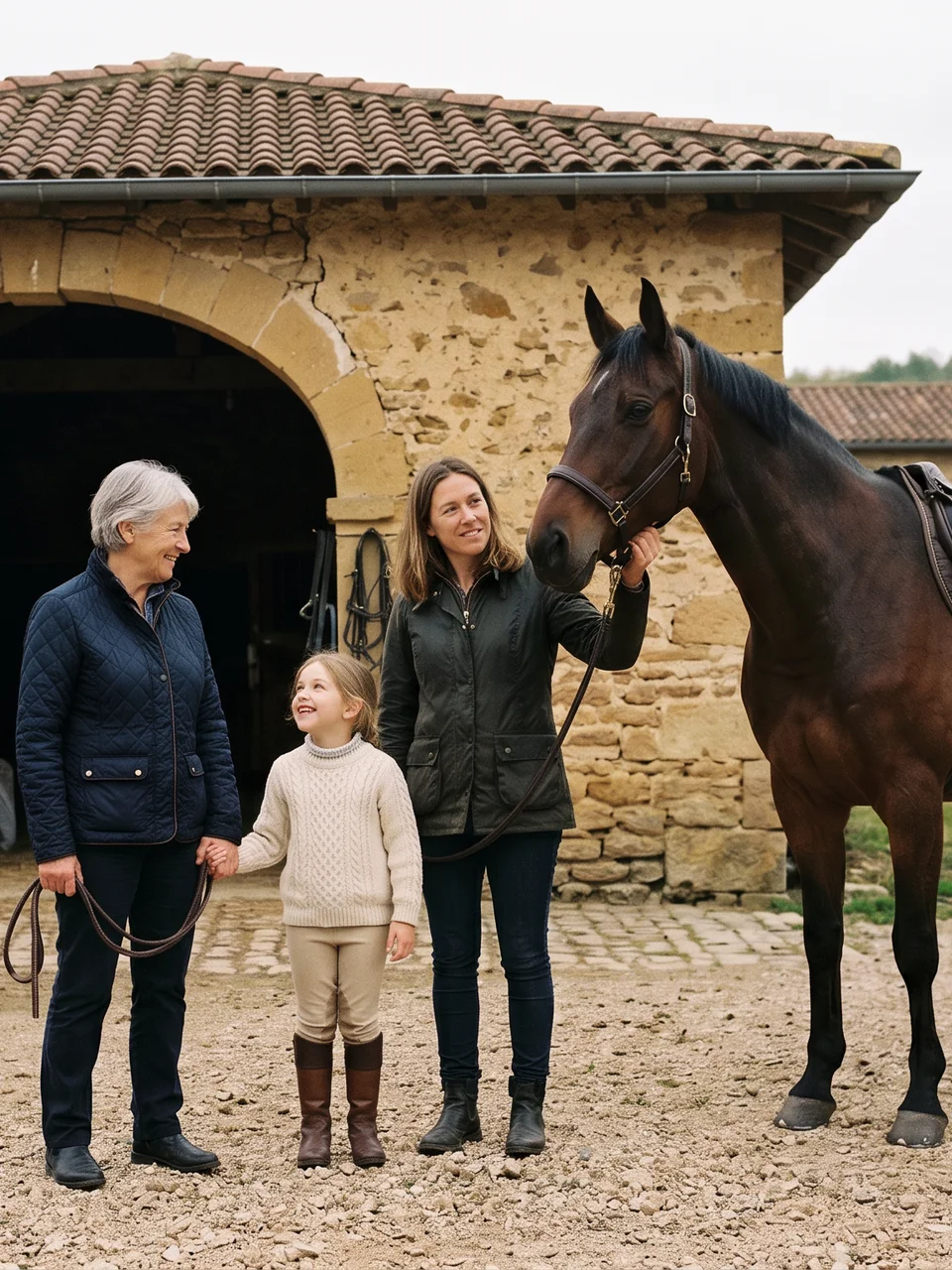 L'équipe, Le P'Ti Ranch, centre équestre à La Valla-en-Gier